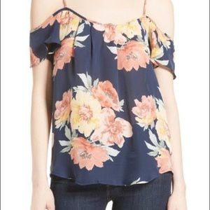 Joie Floral Off the Shoulder Top